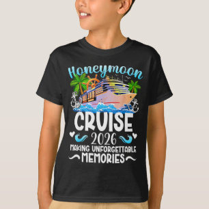 Honeymoon Cruise Making Memories Husband Artwork T-Shirt