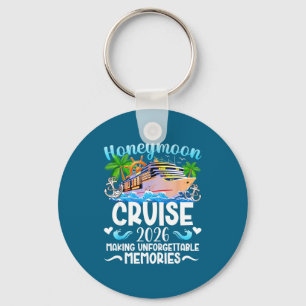 Honeymoon Cruise Making Memories Husband Key Ring
