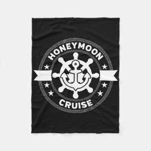 Honeymoon Cruise Vacation  Fleece Blanket