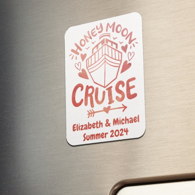Honeymoon Custom Cruising Cruise Cabin Door   Magnet (Creator Uploaded)