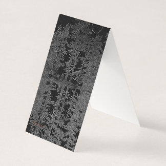 honeymoon, enchanted forest, black forest art business card