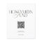 Honeymoon Fund Elegant Black & White Wedding Sign