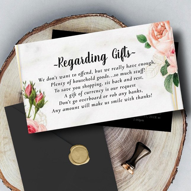 Honeymoon Fund Instead of Gifts Cards (Creator Uploaded)