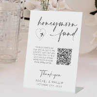 Honeymoon Fund QR Code Wedding Reception