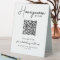 Honeymoon Fund Simple Handwritten QR Code Wedding 