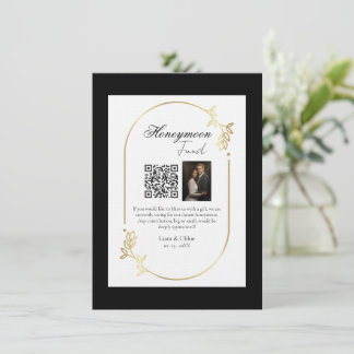 Honeymoon Fund Wedding Sign, Venmo Honeymoon Wish Invitation