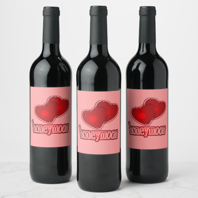 Honeymoon Gifts   Wine Label (Bottles)