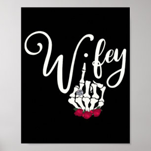 Honeymoon Gothic Bride Goth Wedding Goth Wife Husb Poster