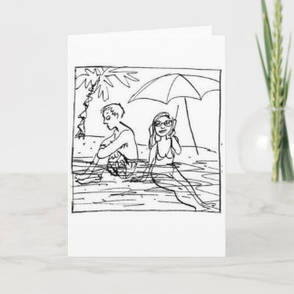 Honeymoon Humour Thank You Card