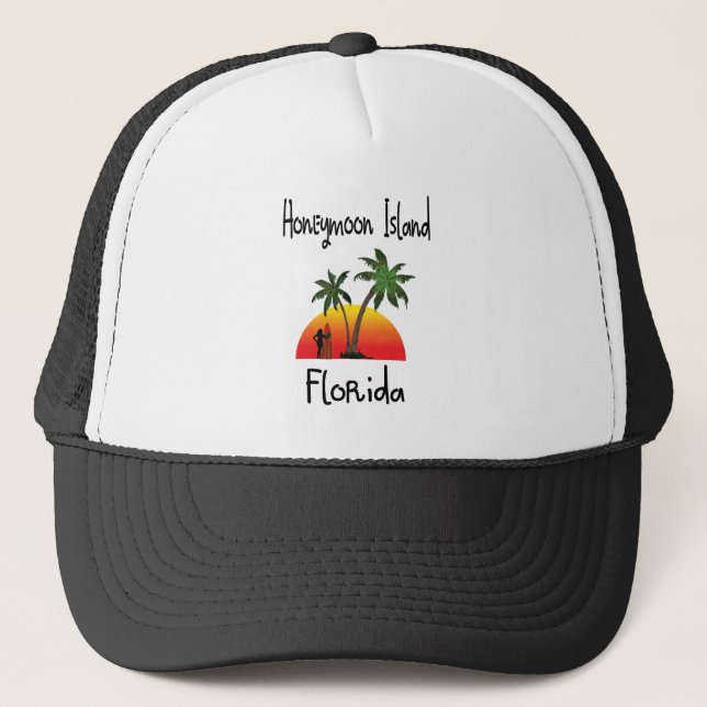 Honeymoon Island Florida. Trucker Hat (Front)