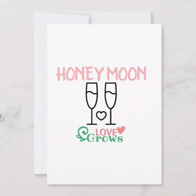 HONEYMOON LOVE GROWS HOLIDAY CARD (Front)