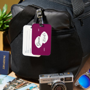 Honeymoon Luggage Tags – Custom Names