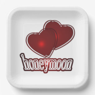 Honeymoon Paper Plate