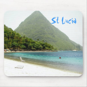 honeymoon, St Lucia Mouse Mat
