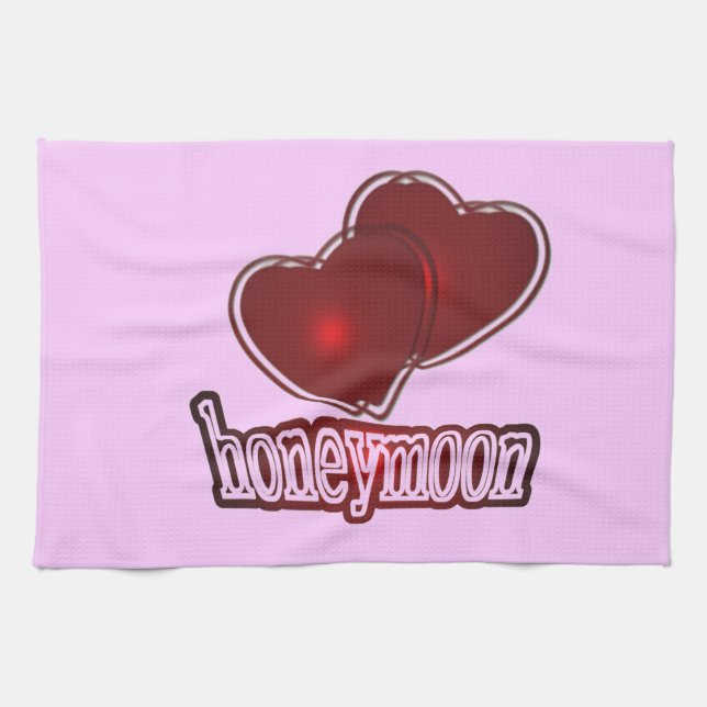 Honeymoon Tea Towel (Horizontal)
