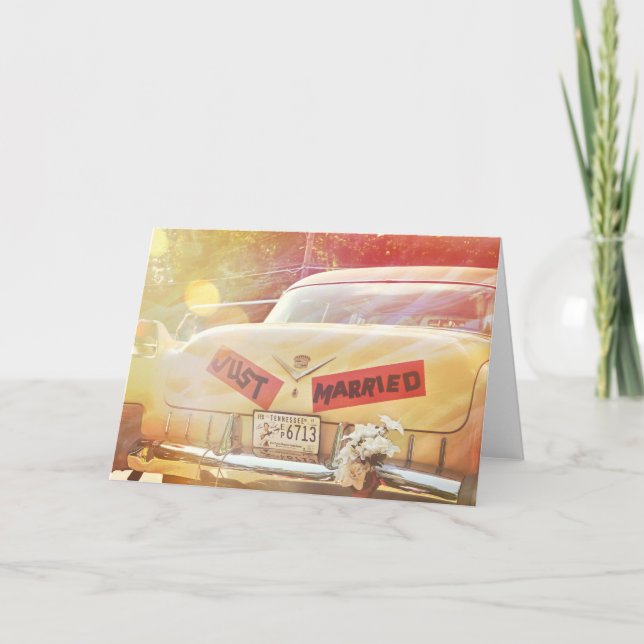 HONEYMOON TO FOLLOW Greeting Card (Front)