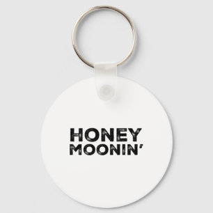Honeymoon Vacation Couples Married Matching Honey  Key Ring