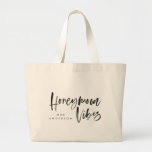 Honeymoon Vibes Large Tote Bag<br><div class="desc">Honeymoon Vibes design. Watercolor effect to make your honeymoon extra special. The perfect gift wedding for you soon to be married friend or just a treat for yourself. Part of a collection.</div>