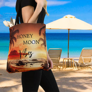 Honeymoon on sale beach bag