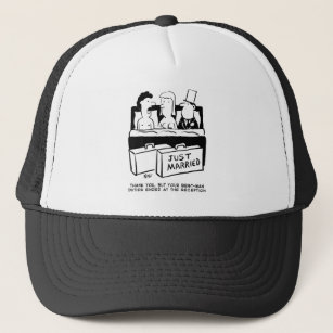 Honeymoon Wedding Night for Bride & Groom Trucker Hat