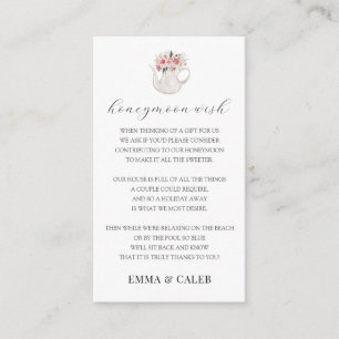 Honeymoon Wish Fund Enclosure Card
