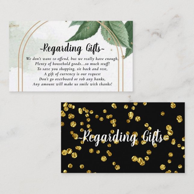 Honeymoon Wishing well Card (Front/Back)