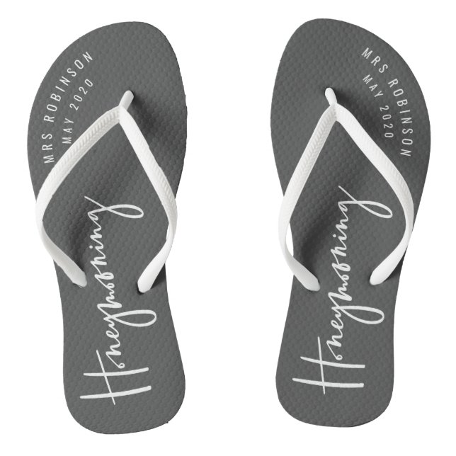 Honeymooning Flip Flops (Footbed)