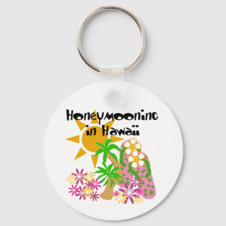 Honeymooning in Hawaii Key Ring