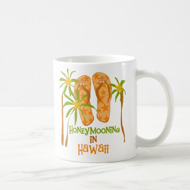 Honeymooning in Hawaii Mug (Right)