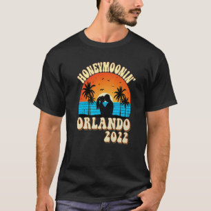Honeymooning In Orlando Fl 2022 Sunset Honeymoon i T-Shirt