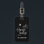 Honeymooning palm tree wedding gift beach modern luggage tag<br><div class="desc">Modern,  hand lettered script calligraphy to let everyone know this isn't just a holiday. This is your honeymoon. Part of a collection. Change the colour to customise.</div>