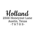 Honeynut Self Inking Return Address Stamp