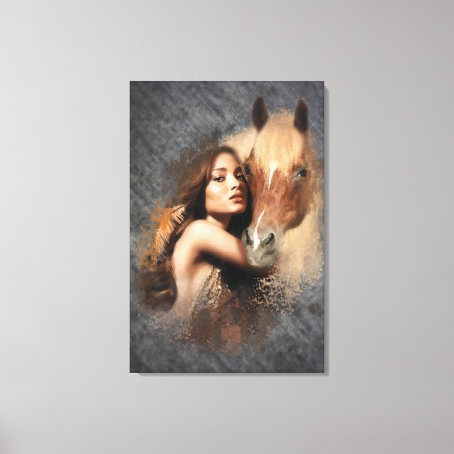 HoneyOnGrey Canvas Print (Front)