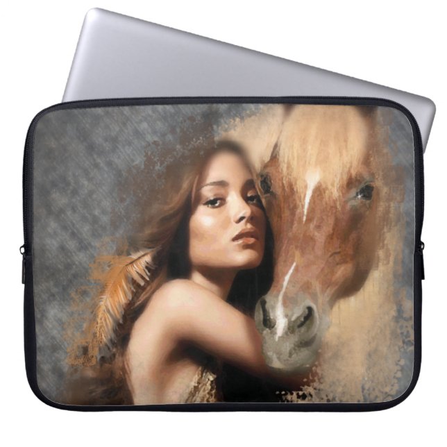 HoneyOnGrey - Laptop Sleeve (Front)