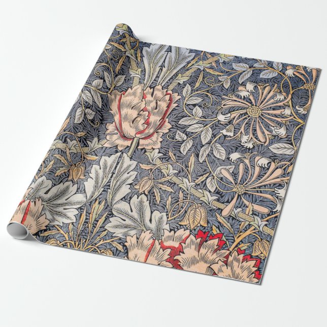 Honeysuckle (1896) By William Morris Wrapping Paper (Unrolled)