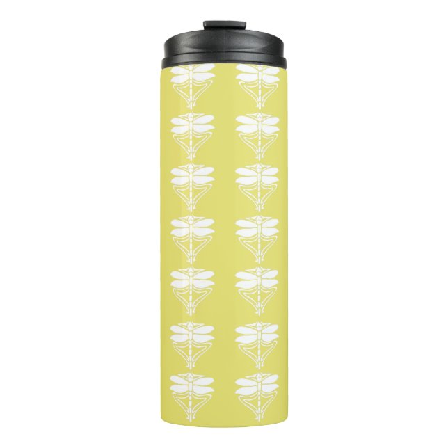 Honeysuckle Arts and Crafts Dragonflies Thermal Tumbler (Front)