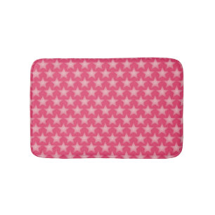 Honeysuckle background bath mat