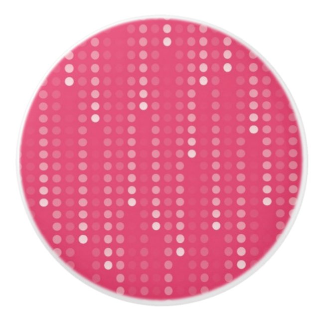 Honeysuckle background ceramic knob (Front)