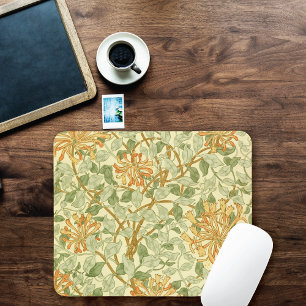 Honeysuckle by William Morris Mouse Mat