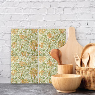 Honeysuckle by William Morris Tile