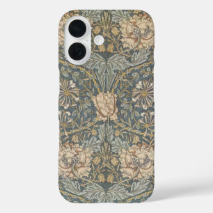 Honeysuckle by William Morris, Vintage Flowers Art iPhone 16 Case