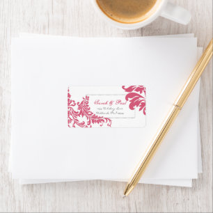 Honeysuckle Damask Return Address Label