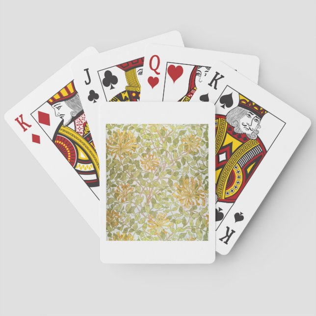 'Honeysuckle' design, 1883 Playing Cards (Back)