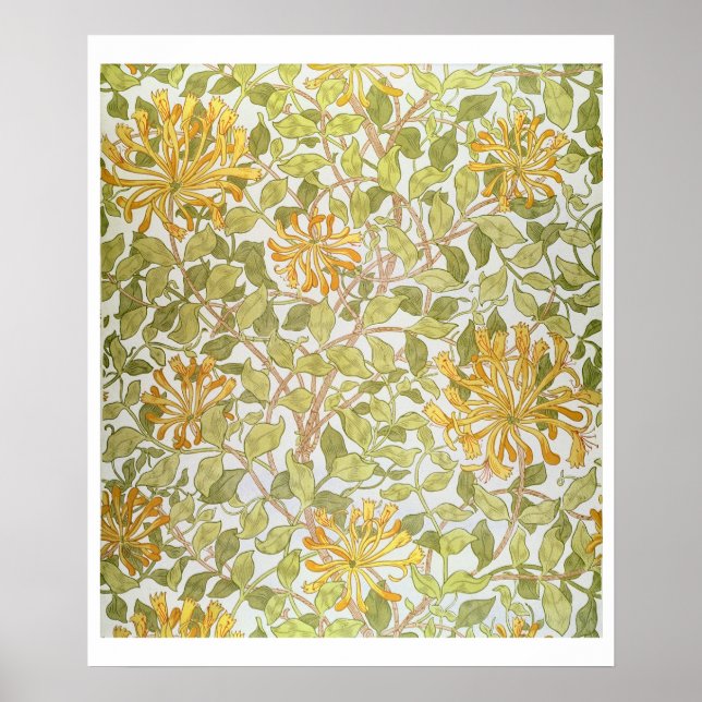 'Honeysuckle' design, 1883 Poster (Front)