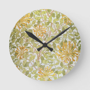 'Honeysuckle' design, 1883 Round Clock