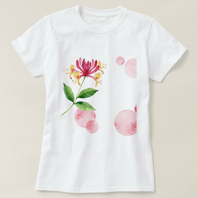 Honeysuckle flower T-Shirt (Design Front)