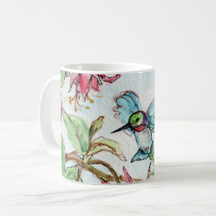 Honeysuckle Hummingbird Coffee Mug