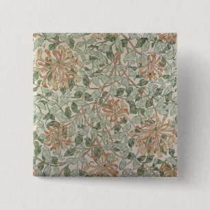 'Honeysuckle II' design 15 Cm Square Badge