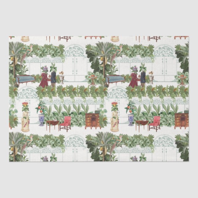 Honeysuckle in Waiting | Natural  Tissue Paper (Front)