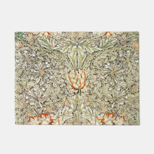 Honeysuckle Pattern (1876) By William Morris Doormat
